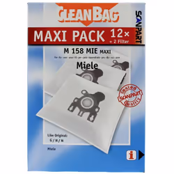Informations techniques Convient pour (détails) : Original Miele G-N Sac à poussière ScanPart Maxipack compatible avec Miele ...