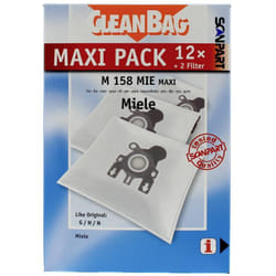 Maxipack kompatibel mit Miele Typ g/n 2687426158 Sac pour aspirateur - Scanpart