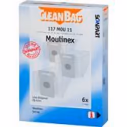 Cleanbag 117 MOU 11, Moulinex - CQ 9.01 - Powerstar - CN 2 - 6 Satrap - Energy Class - 1400w - ACN 657 - CN 657145, 6 pièce(s ...