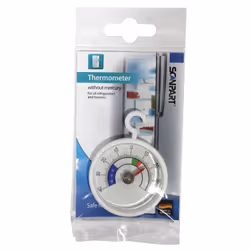 SCANPART 1110030003, thermomètre, Universel, Réfrigérateur/congélateur, Blanc, Plastique, -40 - 40 °C