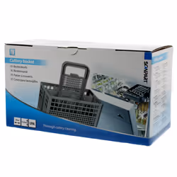 SCANPART 1125510401, Panier à couverts, Toutes marques, Plastique, Gris, 245 mm, 135 mm