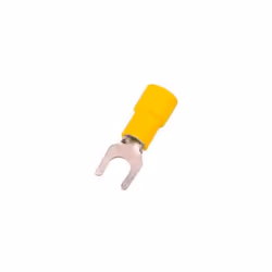 100 cosses à fourche jaune 6mm M5 (B650C/5E) Ces cosses assurent une connexion électrique fiable et sécurisée, idéales pour l ...