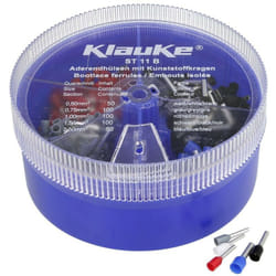Klauke - Boîte d'embouts de câble 0,50 - 2,50 mm² isolés