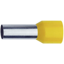 Embout simple d'extrémité de câble Klauke 47518 6 mm² x 18 mm partiellement isolé jaune 100 pc(s) D93747