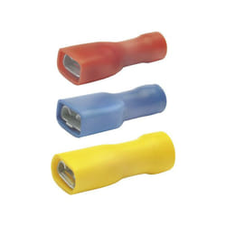 Cosse clip 4.80 mm x 0.50 mm Klauke 8202V 180 ° entièrement isolé rouge 1 pc(s) C007001