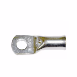 Cosse tubulaire droite en cuivre étamée par électrolyse de section 185mm² - bornage M12, avec trou d'inspection, pour le racc ...