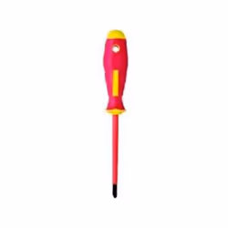 Klauke tournevis plat 0.8x4x100 KL10010010040IS Tournevis plat isolé, très robuste et durable Dimensions : pointe : 4mm x 0,8 ...