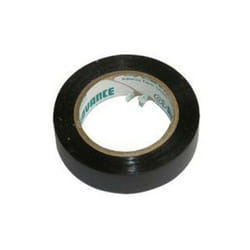 Ruban adhésif isolant noir en pvc d'usage courant. dimension 15 mm x 10 m (RIS0)