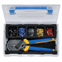 Klauke K3014K Pince à sertir Noir, Bleu, Jaune