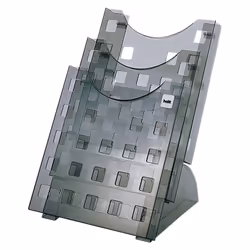 Helit H61027 bac de rangement de bureau Polystyrène Transparent
