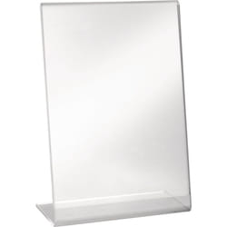Présentoir de comptoir din A4 vertical acrylique transparent autonome