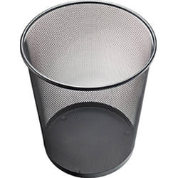 Helit - Corbeille à papier the circle network H2518595 15 l (ø x h) 265 mm x 280 mm métal noir 1 pc(s)