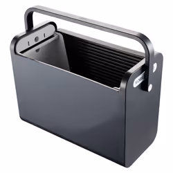 Helit H6110195 Boîte de rangement Rectangulaire Plastique Noir