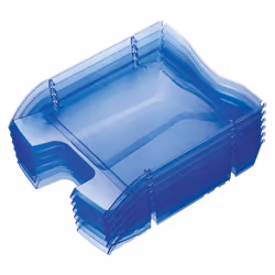 Helit H2363530 bac de rangement de bureau Plastique Bleu