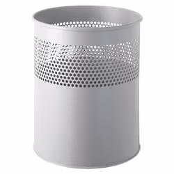 Helit H2515787, 15 L, Rond, Acier inoxydable, Gris, 25,7 cm, 321 mm