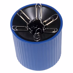 Helit Büroklammerspender Linear blau, Bleu, Plastique, 1 pièce(s), 73 mm, 71 mm