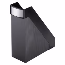 Helit H6361595 bac de rangement de bureau Plastique Noir