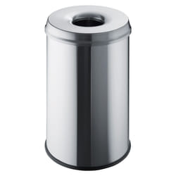 Helit H2515682 poubelle Rond Acier inoxydable Gris