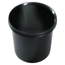 Helit H6105795 poubelle Rond Plastique Noir