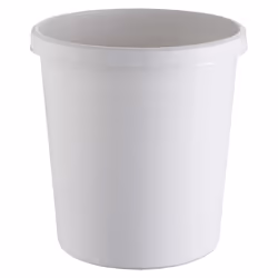 Helit H6105882, 18 L, Rond, Plastique, Gris, 31,5 cm, 335 mm