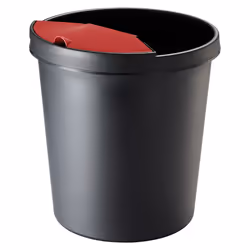 Helit H61058 poubelle Plastique Noir
