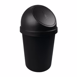 avec clapet d'insertion plastique antichoc partie supérieure amovible contenu : 45 l couleur : noir matière : plastique Ø : 4 ...