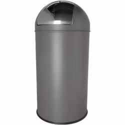 Corps et capot en tôle d'acier peinte par poudrage ou en inox avec seau intérieur en métal galvanisé avec trappe d'introducti ...