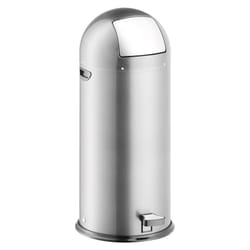 Helit H2405400 poubelle Rond Acier inoxydable Argent