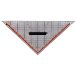 Rumold 1058 triangle Triangle 45° Verre acrylique Transparent 1 pièce(s)