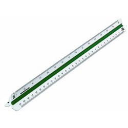 Rumold 150/1/30 règle Règle de bureau 300 mm Plastique Blanc 1 pièce(s)