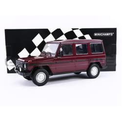 Voiture Miniature de Collection - MINICHAMPS 1/18 - MERCEDES-BENZ G Model Long W460 - 1980 - Rouge