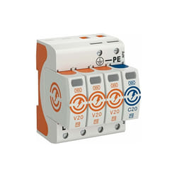 Obo Bettermann - obo-bettermann parafoudre parasurtenseur V20 3 pôles avec npe 280 v 5095253