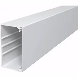 Goulotte de câble - OBO BETTERMANN - WDK60110RW - 2000 mm - Blanc pur - PVC