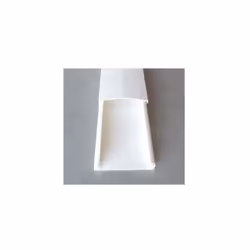 Moulure blanche 54x22mm (vendu au mètre) sans cloison avec couvercle Atriane 6130958 REHAU 735730 Goulotte vendu au mètre - C ...