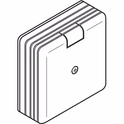 oitier de dérivation 80 x 80 x 32 Pour effectuer et masquer vos connections électriques Compatible gamme Axis