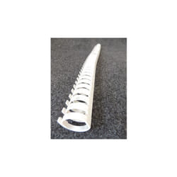 Goulotte de cablage flexible ø 30mm longueur de 0.5m blanc pur sans adhésif vf 6132606 Rehau 724254