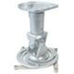 Support de plafond - MyWall - H16-1L - Inclinable et pivotant - Charge max. 15 kg - Argenté