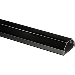 My Wall HZ3-0,75L Goulotte de câble support de câble (l x l x h) 75 x 3.3 x 1.8 cm 1 pc(s) noir