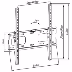 Hapena HP6-1B 55" Noir