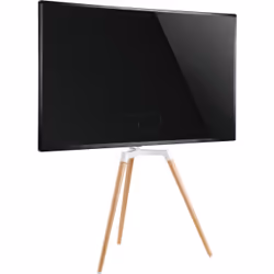 myWall HT 21 W L support pour téléviseur 65" Blanc, Bois - Vue supplémentaire 4