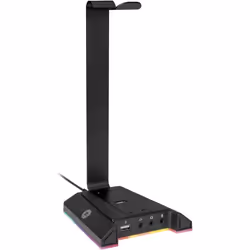 Support pour Casque - MY WALL - HK2L - Effet RVB - Surround virtuel 7.1 - 2 Ports USB
