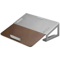 Support pour ordinateur portable - MY WALL - HT16L - Hauteur réglable - Métal et bois - Marron