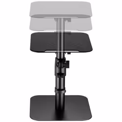 My Wall HS31L x2 Pied pour haut-parleur noir inclinable réglable en hauteur