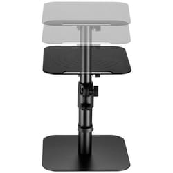My Wall HS31L x2 Pied pour haut-parleur noir inclinable réglable en hauteur
