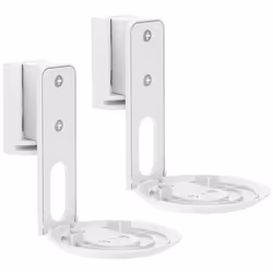 My Wall HS40WL Support mural pour haut-parleur rotatif inclinable blanc 2 pc(s)