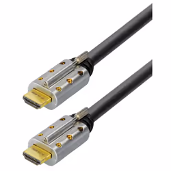 Transmedia C505-10L, 10 m, HDMI Type A (Standard), HDMI Type A (Standard), Noir, Or, Argent