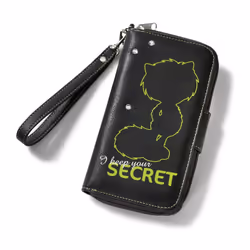 Neotilus Ayumi Secret - Porte-Monnaie 10X19 Cm, Noir, Blanc, Vert, Polyuréthane, CE, 100 mm, 120 mm, 46 mm