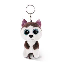 NICI Husky Barkley Porte-clés Noir, Blanc