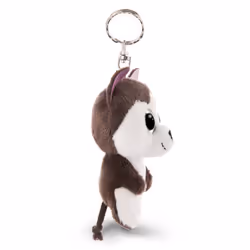 NICI Husky Barkley Porte-clés Noir, Blanc
