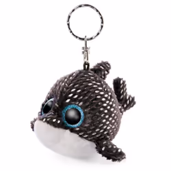 NICI Glubschis, Porte-clés, Noir, Blanc, Métal, Peluche, Polyester, Garçon/Fille, 60 mm, 90 mm